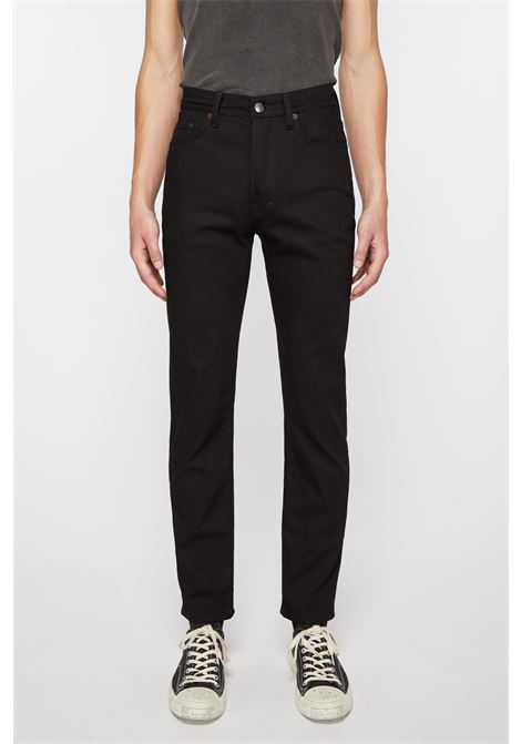 jeans slim river uomo nero in denim di cotone ACNE STUDIOS | B00175AJB
